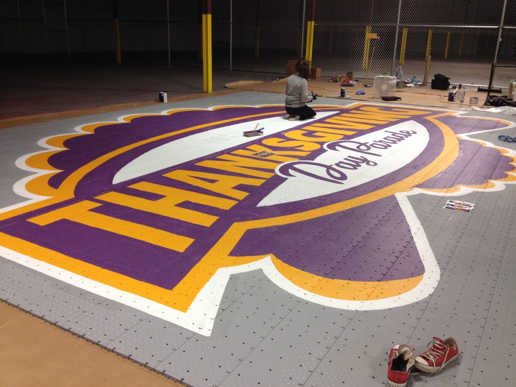 Thanksgiving floor almost done