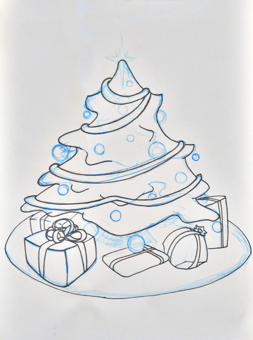 christmas-coloring-blue-inks